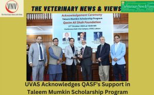 UVAS Acknowledges QASF's Support in Taleem Mumkin Scholarship Program