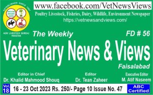 The Veterinary News and Views Weekly - Issue No-47 Vol. 18 (16-23 Oct-2023)
