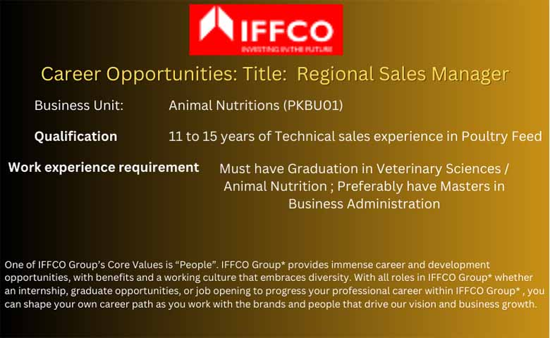Career Opportunity at IFFCO Group