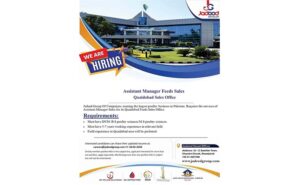 Assistant Manager Feeds Sales Quaidabad Sales Office