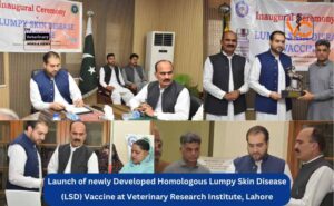 Launch of newly Developed Homologous Lumpy Skin Disease (LSD) Vaccine at Veterinary Research Institute, Lahore