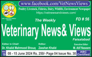 The Veterinary News and Views Weekly has Published Issue No. 30 Vol. 19, Jun 08-15, 2024