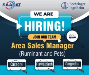 Area Sales Manager Ruminant and Pets Jobs in Pakistan