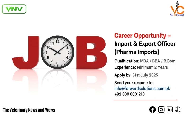 Import & Export Officer (Pharma Imports)