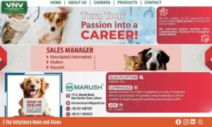 MARUSH (Pvt) Ltd. is hiring Sales Managers for Companion Animal Health in Rawalpindi/Islamabad, Multan & Karachi. DVM/M.Phil with 2–3 years sales experience required. Apply before March 07, 2026.