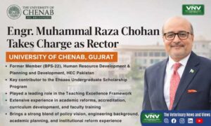 Engr. Muhammad Raza Chohan Appointed as Rector of University of Chenab, Gujrat
