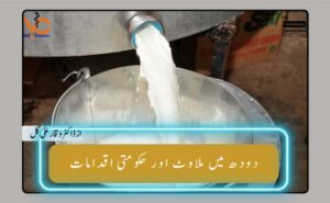 دودھ میں ملاوٹ اور حکومتی اقدامات