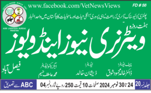 دی ویٹرنری نیوز اینڈ ویوز” شمارہ نمبر 04 ، جلدنمبر 20، -30 24 نومبر ،2024