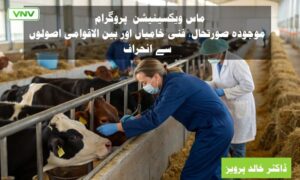 ماس ویکسی نیشن پروگرام موجودہ صورتحال، فنی خامیاں اور بین الاقوامی اصولوں سے انحراف