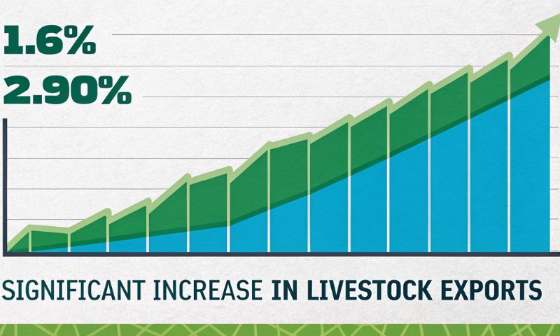 لائیو سٹاک کی برآمدات میں 1.6% سے 2.90% تک نمایاں اضافہ - تازہ اعداد و شمار