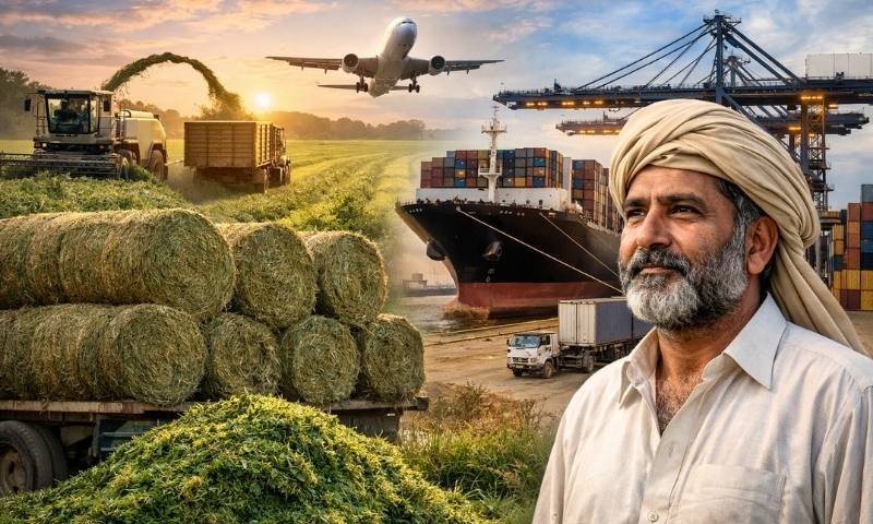 پاکستانی چارہ برآمدات کا 1 ارب ڈالر ہدف، سعودی عرب اور چین تک رسائی ناگزیر