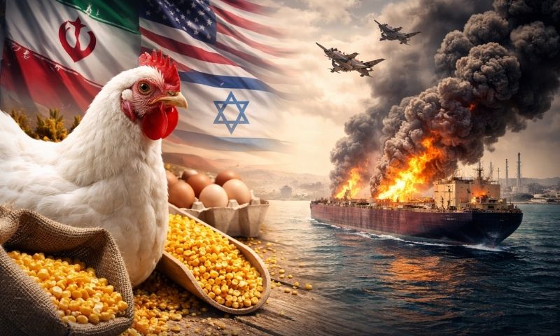 ایران امریکہ اسرائیل کشیدگی کے اثرات خلیجی پولٹری انڈسٹری اور خوراکی نظام پر