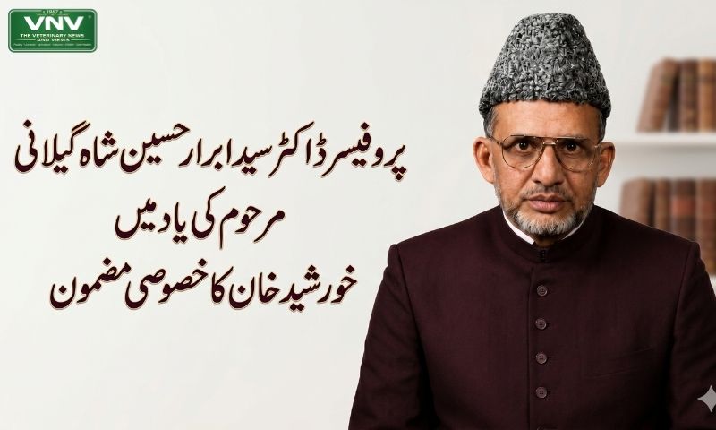پروفیسر ڈاکٹر سید ابرار حسین شاہ گیلانی مرحوم کی یاد میں خصوصی مضمون