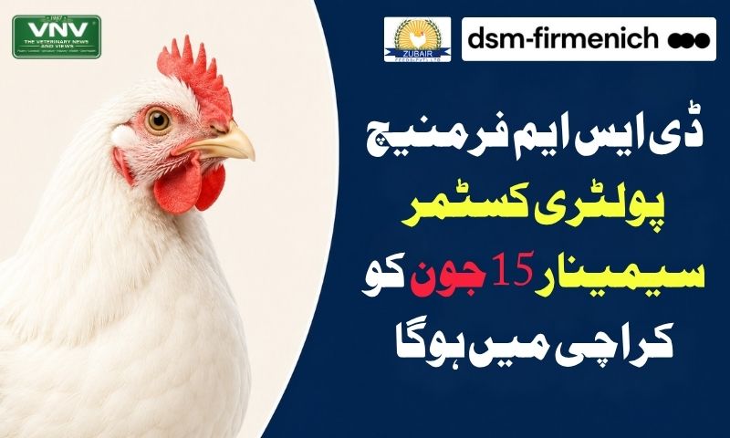 ڈی ایس ایم فرمنیچ پولٹری کسٹمر سیمینار 15 جون کو کراچی میں ہوگا