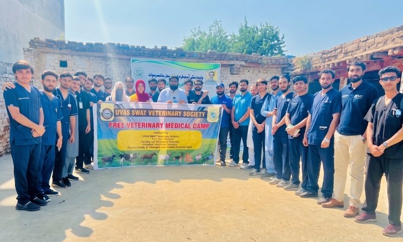 یواس سوات میں دوسرا فری ویٹرنری میڈیکل کیمپ، کسانوں کے لیے مفت علاج اور ادویات